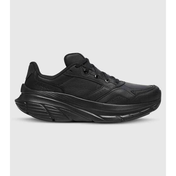 NEW SAUCONY women's guide metro le sneakers in triple black
